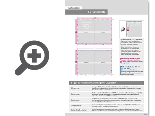 Product Bild getr__nkekarte__gefalzt_auf_din_a4__4-seiter