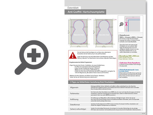 Product Bild hartschaumplatte_mit_anti-graffiti-lack_gl__nzend_in_mensch-form_konturgefr__st___beidseitig_4_4-farbig_bedruckt